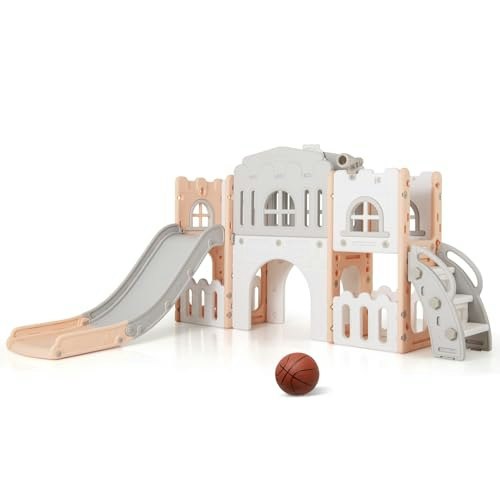 Costzon 8-in-1 Toddler Slide Playset: $149.08