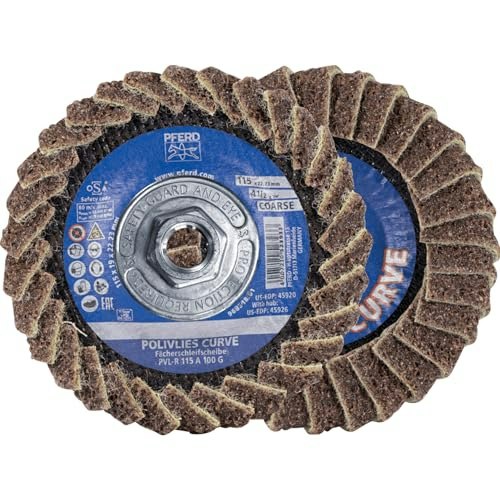 Pferd Polivlies Curve Medium Grit Surface Conditioning Flap Disc: $41.54 Pferd Polivlies Curve Medium Grit Surface Conditioning Flap Disc: $41.54
