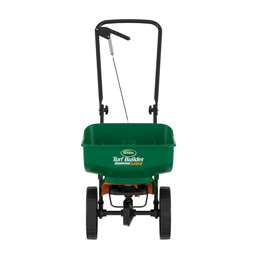 Scotts Turf Builder EdgeGuard Mini Broadcast Spreader: $57