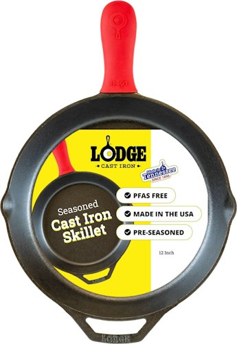 Lodge Pre-Seasoned Cast Iron 12" Skillet for $29 w/ Prime + free shipping w/ Prime