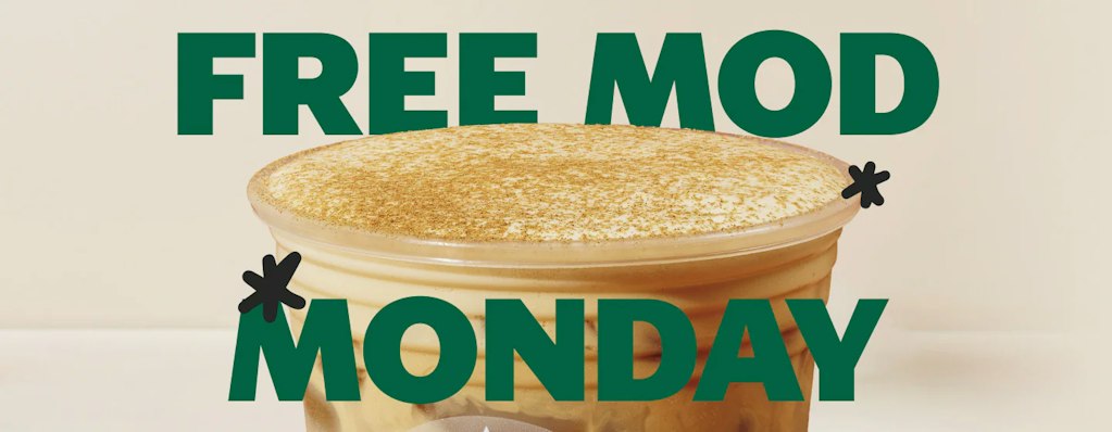 Starbucks Mod Monday: Free Starbucks Mod Monday: Free