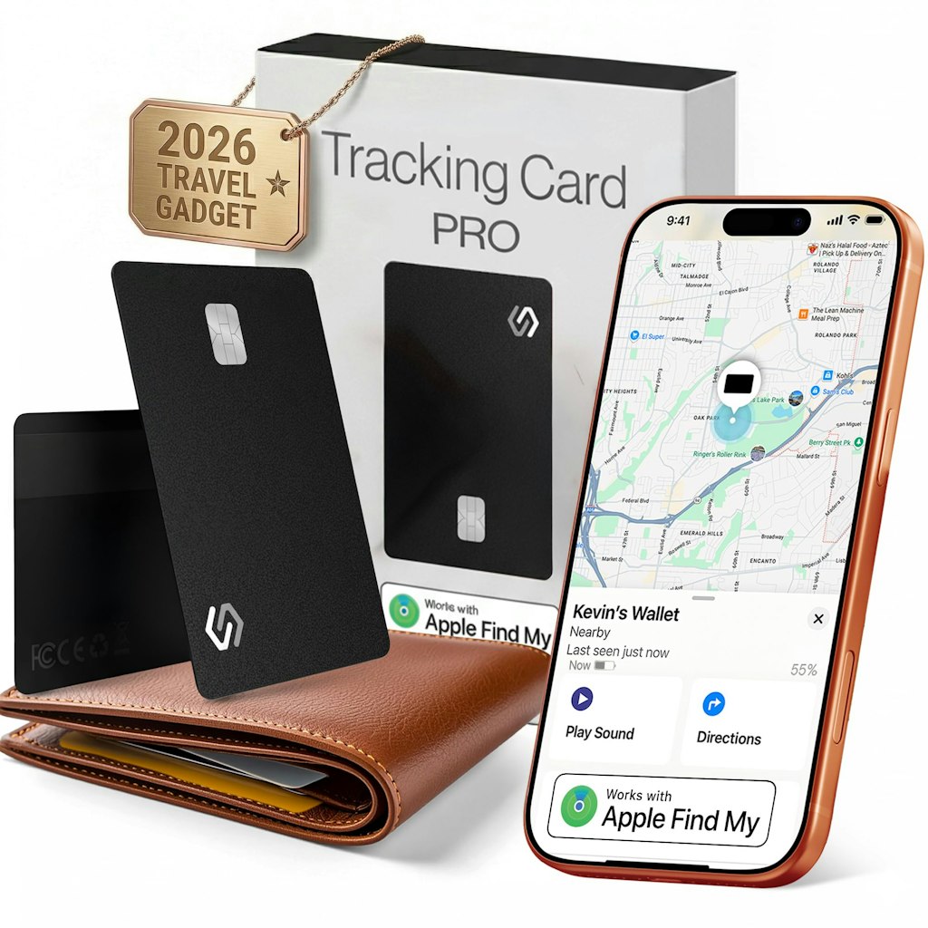 Spotminders Apple MFi Certified Wallet Tracker PRO Card for Find My: $43