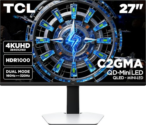 TCL C2GMA 27" 4K HDR 160Hz Mini-LED FreeSync Monitor for $299 + free shipping