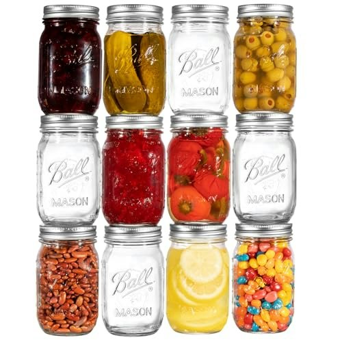 Ball 16-oz. Regular Mouth Mason Jars 12-Pack: $35.99 Ball 16-oz. Regular Mouth Mason Jars 12-Pack: $35.99