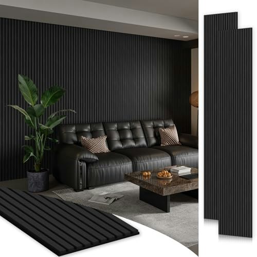 Smartstandard 106-inch x 20.5-inch Wood Slat Wall Panels 2-Pack: $161.99