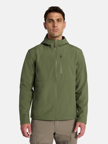 Ozark Trail Men's Softshell Jacket w/ Hood (XL sizes) for $13 + free shipping w/ $35