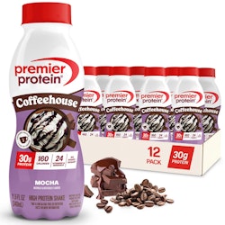 Premier Protein Coffeehouse Mocha Protein Shake 12-Pack for $25 + free shipping w/ Prime
