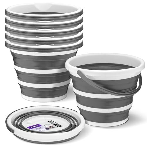 Superio 2-Gallon Collapsible Silicone Bucket 6-Pack: $30.24 Superio 2-Gallon Collapsible Silicone Bucket 6-Pack: $30.24