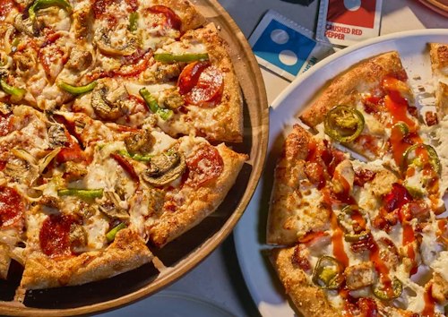 Domino's Menu-Priced Pizzas: 50% off