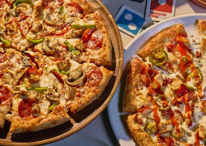 Domino's Menu-Priced Pizzas: 50% off