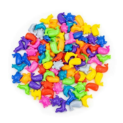 Hygloss Ocean Animal Pony Beads 300-Pack: $24.51