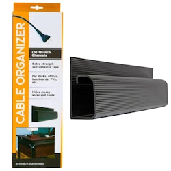 Simple Cord 16" J Channel Cable Management 5-Pack for $7 + free shipping w/ Prime