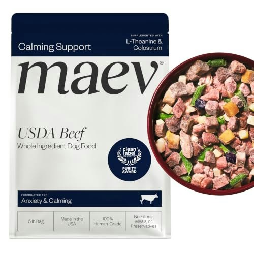 Maev Human-Grade Frozen Fresh Beef Dog Food 5-lb.: $53.53 Maev Human-Grade Frozen Fresh Beef Dog Food 5-lb.: $53.53