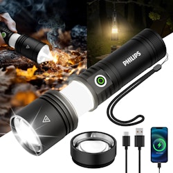 Philips Rechargeable 5000-Lumen Tactical Firestarter Flashlight for $47 + free shipping