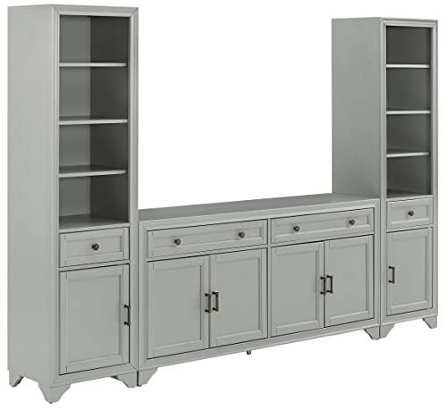 Crosley Furniture Tara 3-Piece Farmhouse Sideboard and Bookcase Set: $913.25 Crosley Furniture Tara 3-Piece Farmhouse Sideboard and Bookcase Set: $913.25
