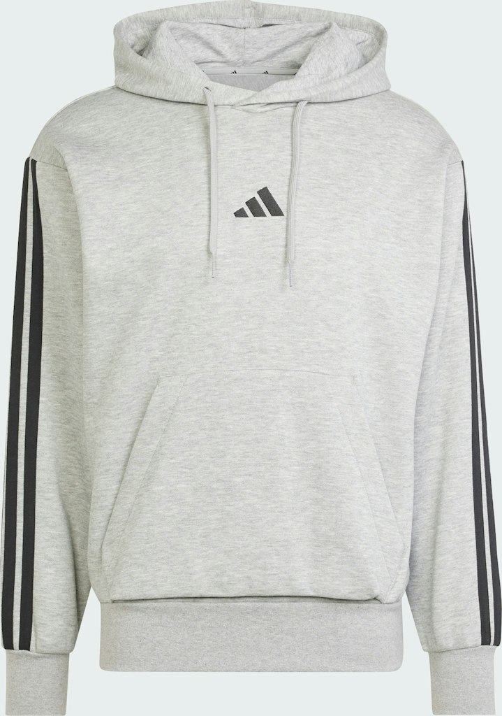 adidas Men's Essentials 3-Stripes Fleece Hoodie: $18...or less
