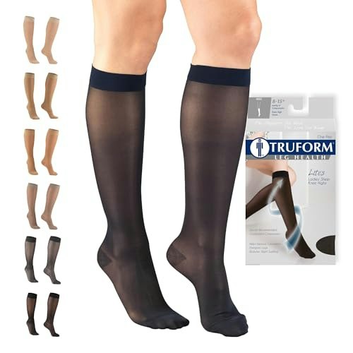 Truform Women's Knee High Sheer Compression Stockings 8-15 mmHg: $14.39 Truform Women's Knee High Sheer Compression Stockings 8-15 mmHg: $14.39