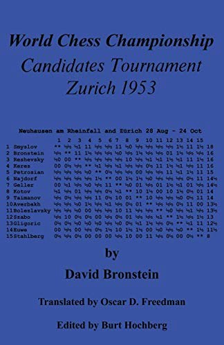 1953 Zurich Candidates Chess Tournament: $19.21 1953 Zurich Candidates Chess Tournament: $19.21