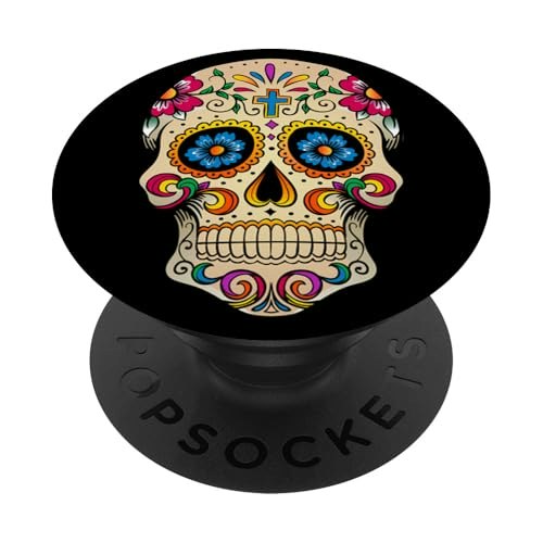Sugar Skull Mexican Art PopSockets PopGrip: $13.49 Sugar Skull Mexican Art PopSockets PopGrip: $13.49