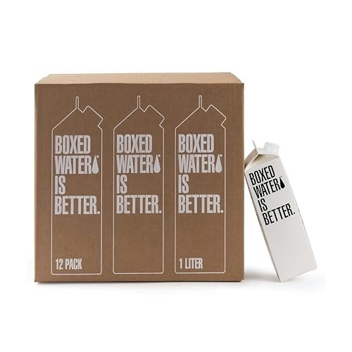 Boxed Water 1-Liter Purified Drinking Water: $37.75 Boxed Water 1-Liter Purified Drinking Water: $37.75