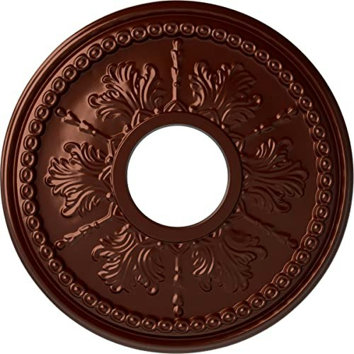 Ekena Millwork 13.875-inch Tirana Ceiling Medallion: $84.36 Ekena Millwork 13.875-inch Tirana Ceiling Medallion: $84.36