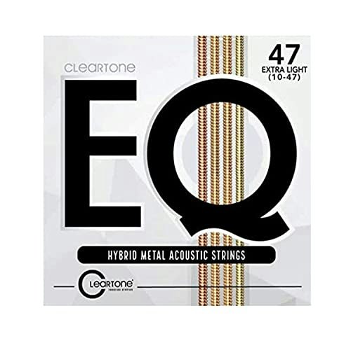 Cleartone EQ Hybrid Metal Acoustic Guitar Strings 10-47: $15.77 Cleartone EQ Hybrid Metal Acoustic Guitar Strings 10-47: $15.77