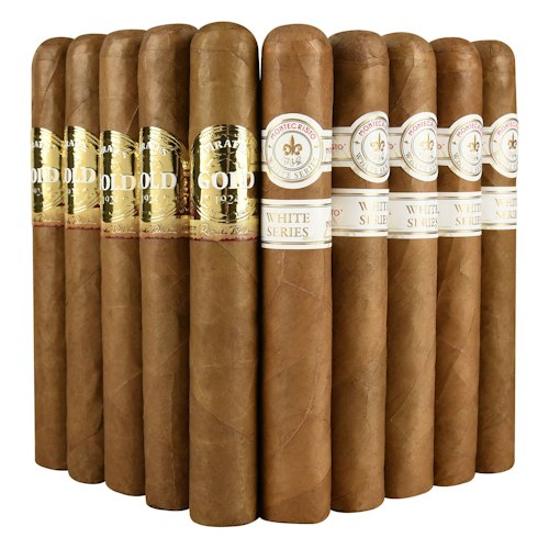 Montecristo White vs. Pirates Gold 10-Cigar Smash Pack for $45 + free shipping