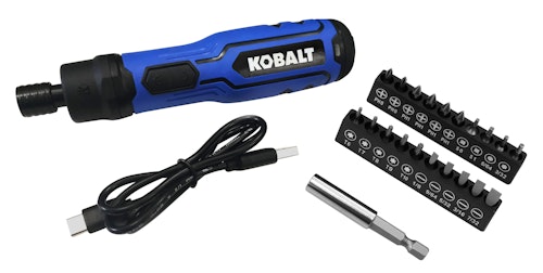 Kobalt 4V Max 1/4" Cordless Screwdriver for $20 + free shipping