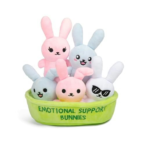 Relatable Emotional Support Stuffed Bunny: $9 Relatable Emotional Support Stuffed Bunny: $9