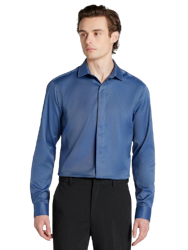 Awearness Kenneth Cole Men's Slim Fit Sharkskin Covered Placket Dress Shirt for $20 + free shipping