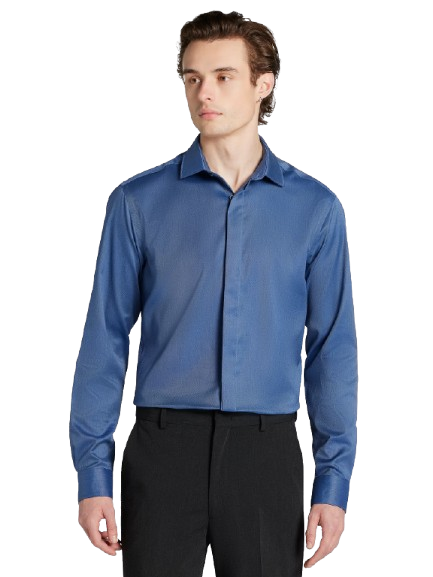 Awearness Kenneth Cole Men's Slim Fit Sharkskin Covered Placket Dress Shirt: $20 Awearness Kenneth Cole Men's Slim Fit Sharkskin Covered Placket Dress Shirt: $20