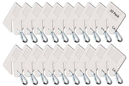 Lucky Line Square Slotted Cabinet Key Tag with Hook 20-Pack: $8.15 Lucky Line Square Slotted Cabinet Key Tag with Hook 20-Pack: $8.15