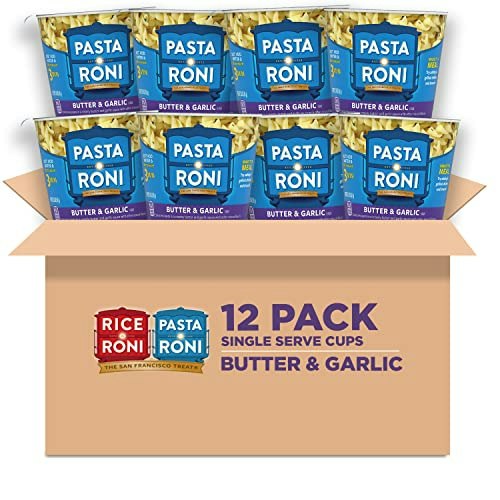 Pasta Roni Butter & Garlic Pasta Cups 12-Pack: $12 Pasta Roni Butter & Garlic Pasta Cups 12-Pack: $12