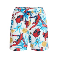 Marvel Men's Deadpool Palms Swim Trunks for $4 + free shipping w/ $35