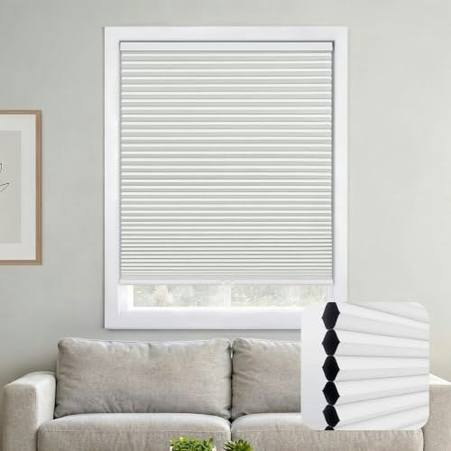 DEZ Furnishings 22.5\" x 64\" Cordless Blackout Cellular Shade: $35.87 DEZ Furnishings 22.5\" x 64\" Cordless Blackout Cellular Shade: $35.87