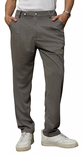 Campus Sutra Men's Micro-Check Chino Trousers for $26 + free shipping w/ $39