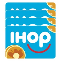 IHOP Four $25 Gift Cards ($100 Value) for $80 + email delivery