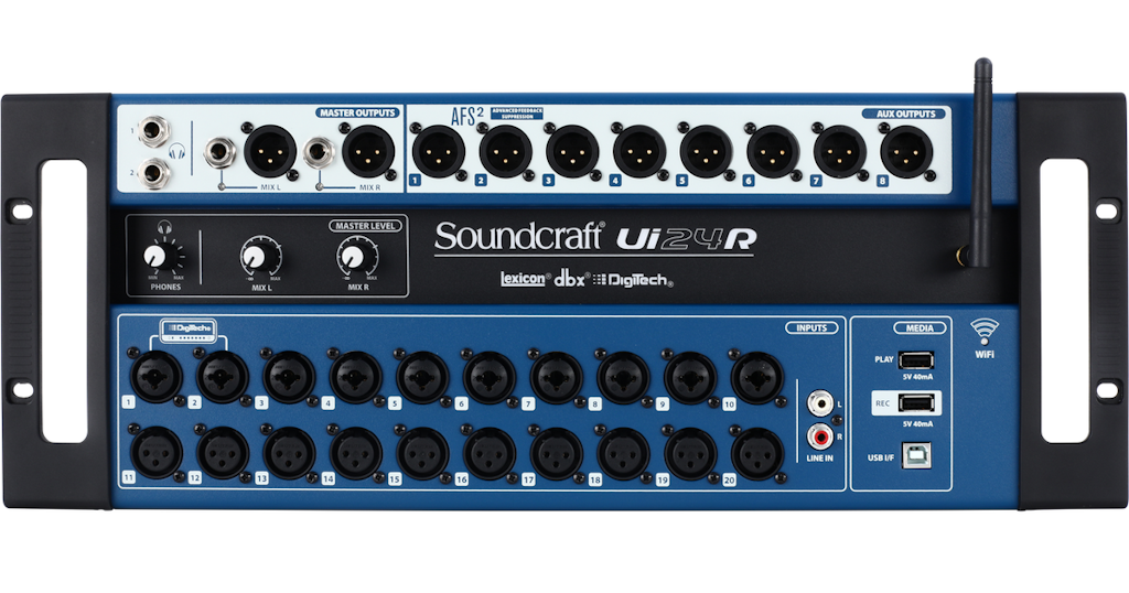 Soundcraft Ui24R 24-channel Remote-controlled Digital Mixer: $999