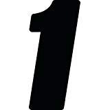 Dirt Digits 4-Inch Die Cut Vinyl Number 1 3-Pack: $8.45 Dirt Digits 4-Inch Die Cut Vinyl Number 1 3-Pack: $8.45