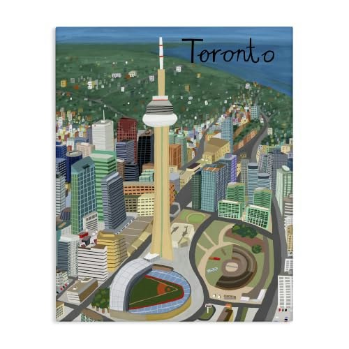 Stupell Industries 16" x 20" Toronto Canvas Wall Art: $26.97 Stupell Industries 16" x 20" Toronto Canvas Wall Art: $26.97