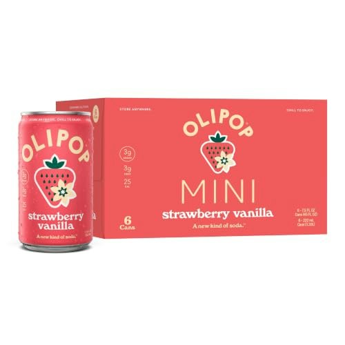 Olipop Strawberry Vanilla Prebiotic Soda 7.5-ounce 6-Pack: $10.98 Olipop Strawberry Vanilla Prebiotic Soda 7.5-ounce 6-Pack: $10.98