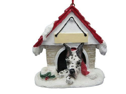 Harlequin Dane Doghouse Ornament: $5.47 Harlequin Dane Doghouse Ornament: $5.47