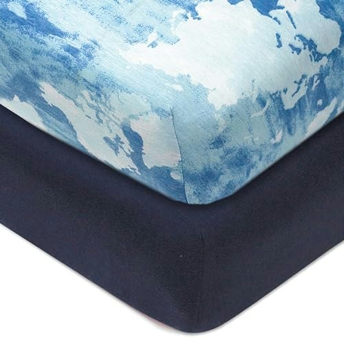 Watercolor World Organic Cotton Fitted Crib Sheet: $15.15 Watercolor World Organic Cotton Fitted Crib Sheet: $15.15