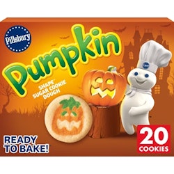 Pillsbury 20-Count Ready-to-Bake Pumpkin Shape Sugar Cookie Dough: Buy 1, Get 1 50% off + pickup