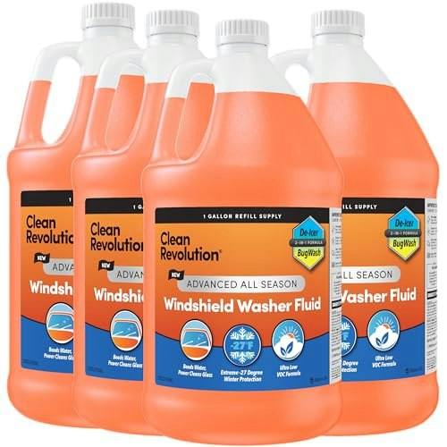 Clean Revolution All Season Windshield Washer Fluid 128-oz 4-Pack: $50.95 Clean Revolution All Season Windshield Washer Fluid 128-oz 4-Pack: $50.95