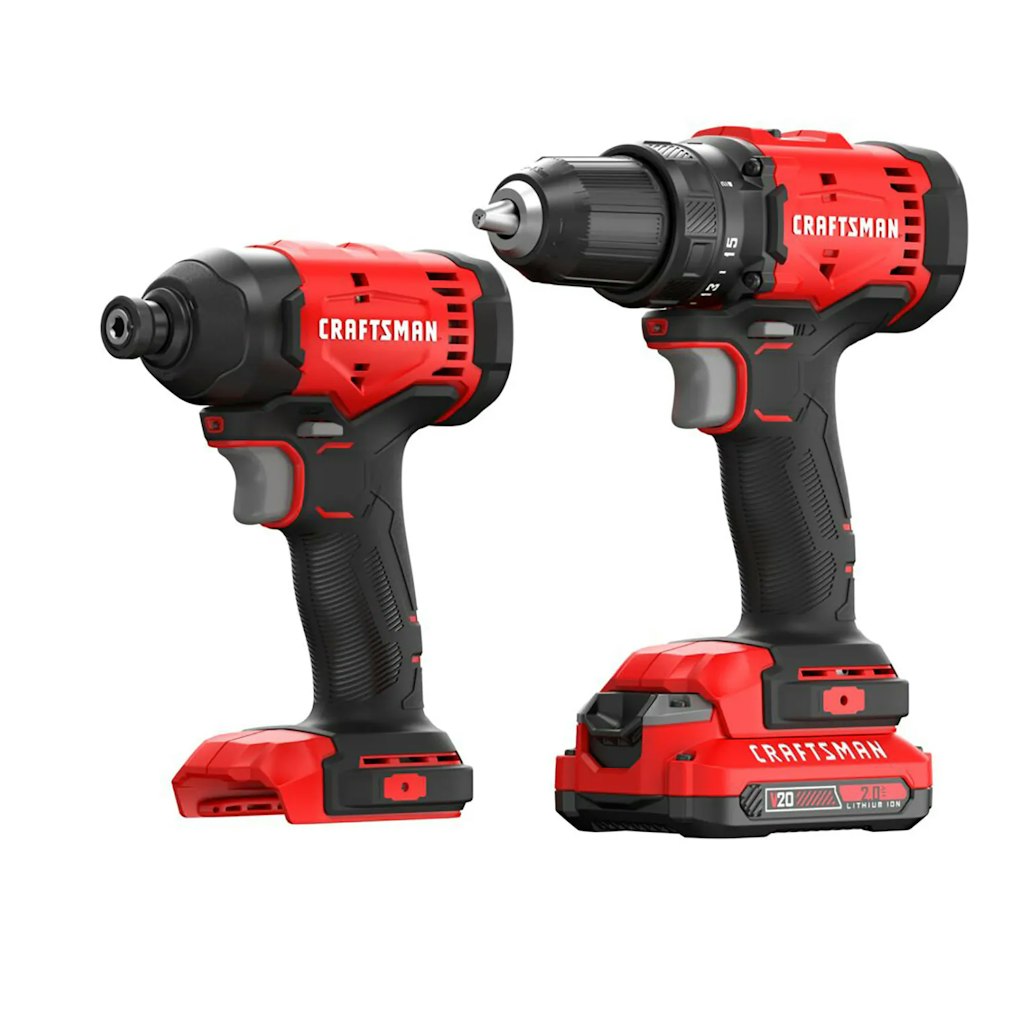 Craftsman V20 20-Volt 2-Tool Power Tool Combo Kit: $79 Craftsman V20 20-Volt 2-Tool Power Tool Combo Kit: $79