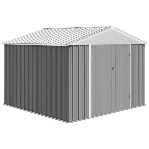 GarveeLife 7.5' x 8.5' Outdoor Metal Storage Shed: $252.11 GarveeLife 7.5' x 8.5' Outdoor Metal Storage Shed: $252.11