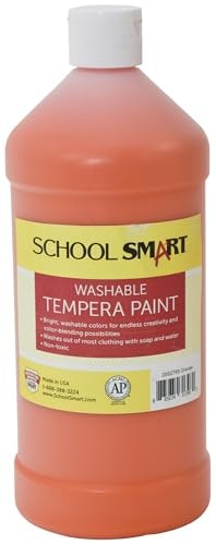 School Smart Washable Tempera Paint 1-Quart Bottle: $5.17 School Smart Washable Tempera Paint 1-Quart Bottle: $5.17