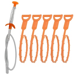 Amazon Basics Drain Clog Remover Tool 6-Pack for $7.58 w/ Prime + free shipping
