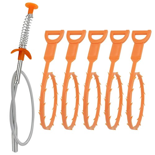 Amazon Basics Drain Clog Remover Tool 6-Pack for $7.58 w/ Prime + free shipping